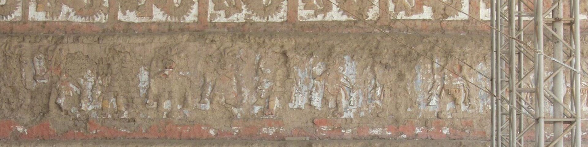These friezes once covered the entirety of these huge temples and must have been stunning. Amazing to think they have been buried under sand for centuries. There is a huge hole in the side where the Spanish took the treasures out from inside. Many people never explore much beyond Machu Pichu...Peru's history is so much richer than this.