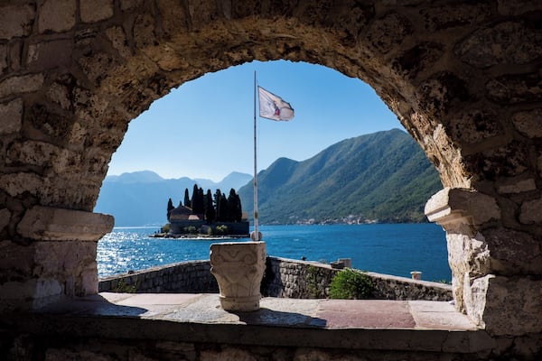 Our Lady of the Rocks is one of the two islets off the coast of Perast in Bay of Kotor, Montenegro (the other being Sveti Đorđe Island). The largest building on the islet is the Roman Catholic Church of Our Lady of the Rocks. The first known church was built on the islet in 1452 but It was taken over by Roman Catholics. In 1632 the present Church of Our Lady of the Rocks was built.