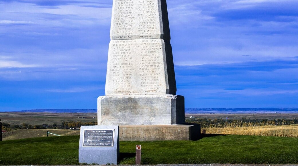 In 1881, a granite memorial was erected on Last Stand Hill by the War Department. Custer's Last Stand