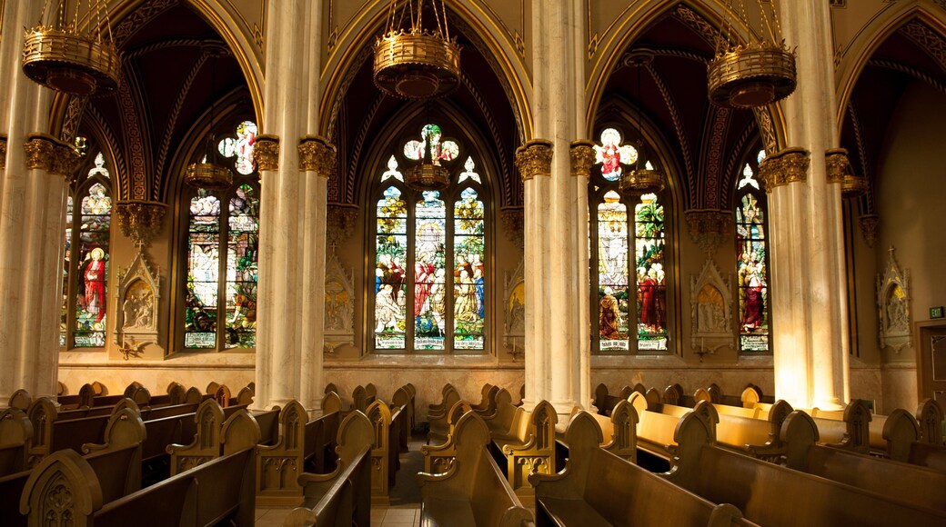St. Helenas katedral som inkluderer kirke eller katedral, innendørs og kulturarv