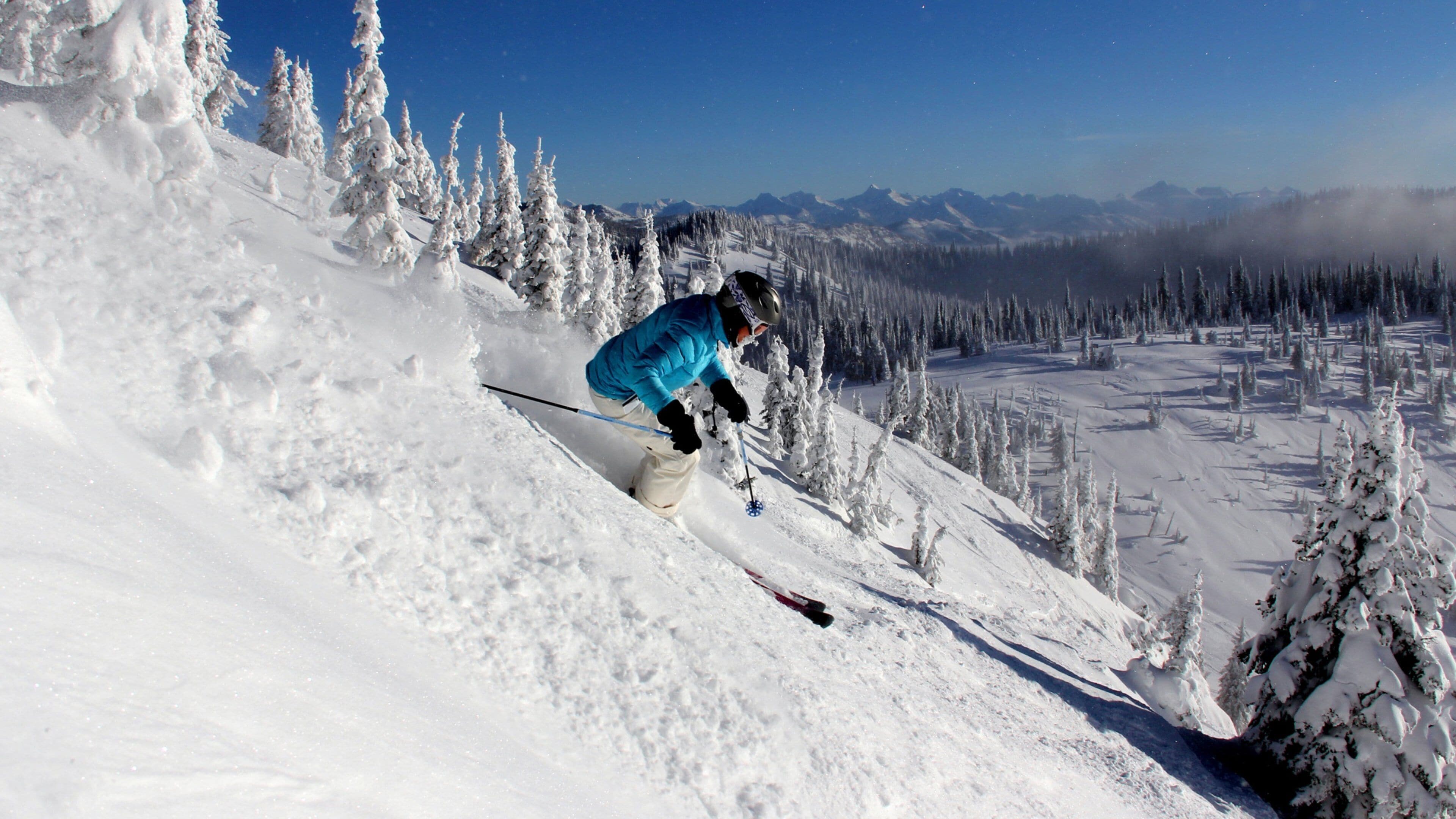 Whitefish Mountain Ski Resort which includes snow and snow skiing