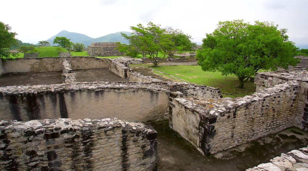 Archaeological Monuments Zone of Xochicalco featuring a park and building ruins