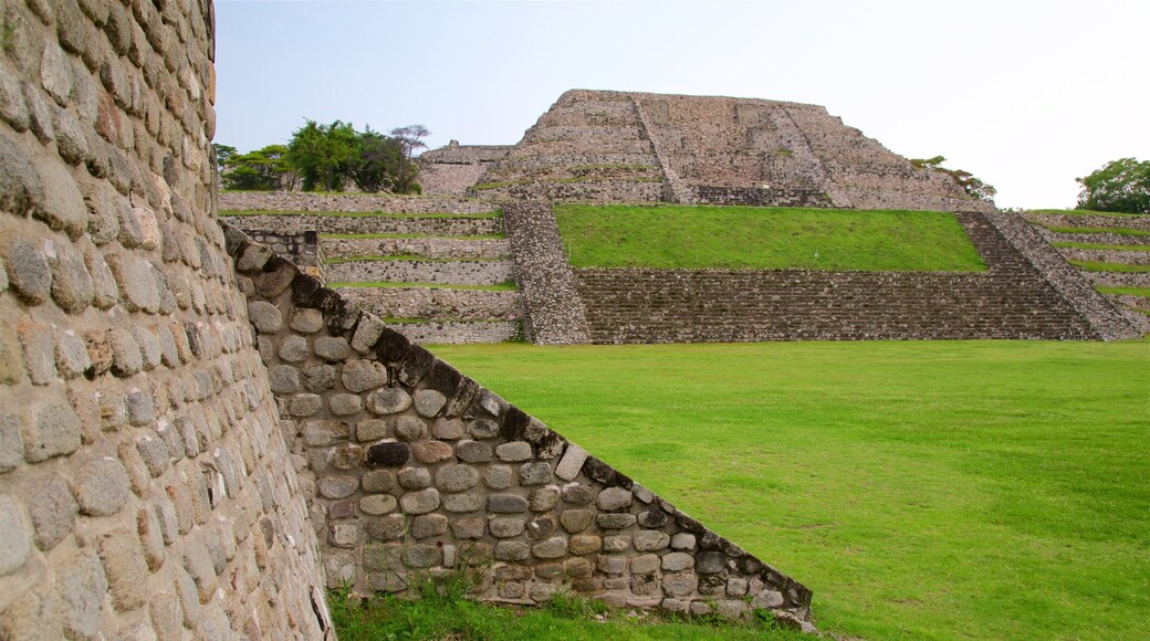 Archaeological Monuments Zone of Xochicalco featuring a park and building ruins
