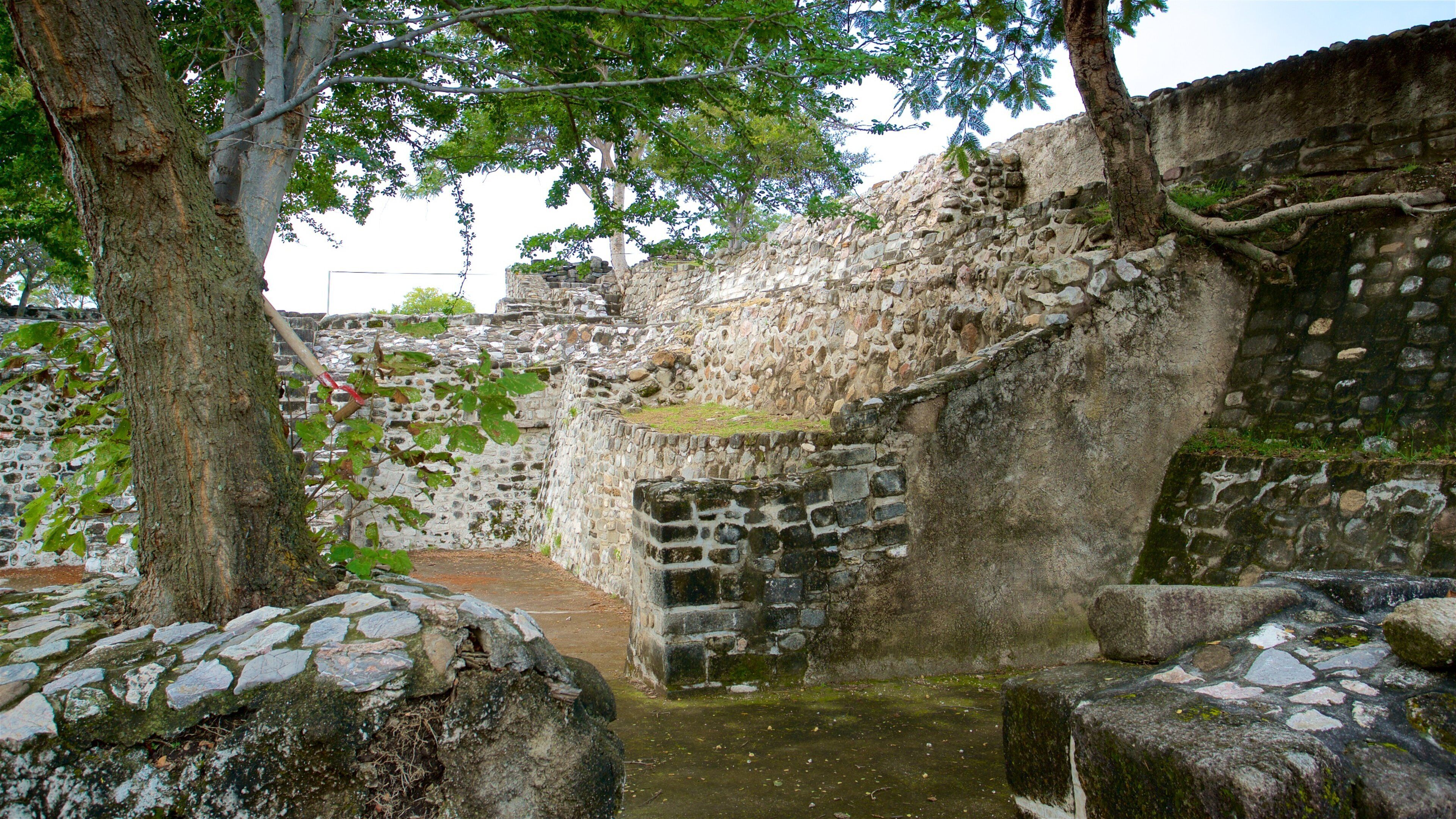 Archaeological Monuments Zone of Xochicalco showing a ruin