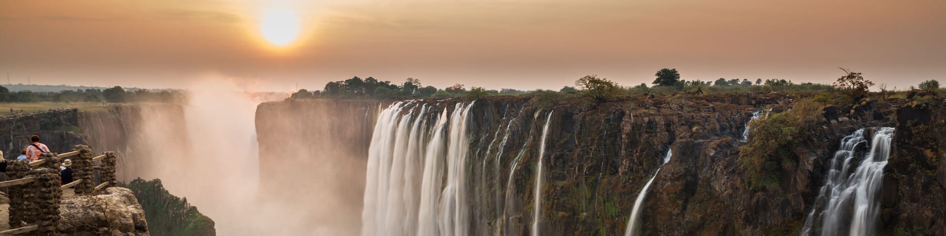 Victoria Falls sunset