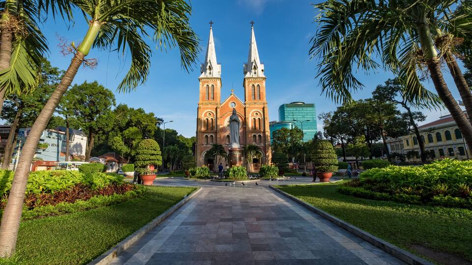 Notre-Dame Cathedral Basilica of Saigon, officially Cathedral Basilica of Our Lady of The Immaculate Conception is a cathedral located in the downtown of Ho Chi Minh City, Vietnam