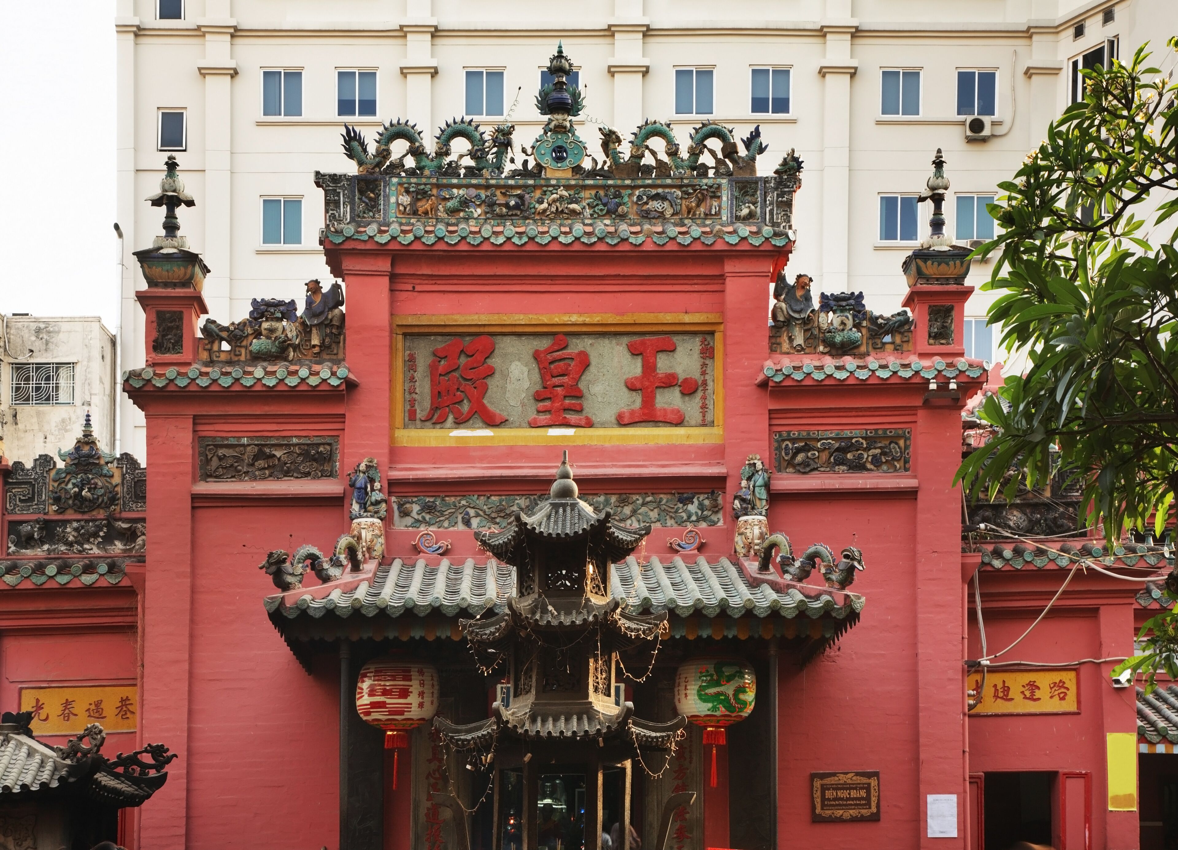 Jade Emperor Pagoda - Chua Ngoc Hoang in Ho Chi Minh. Vietnam