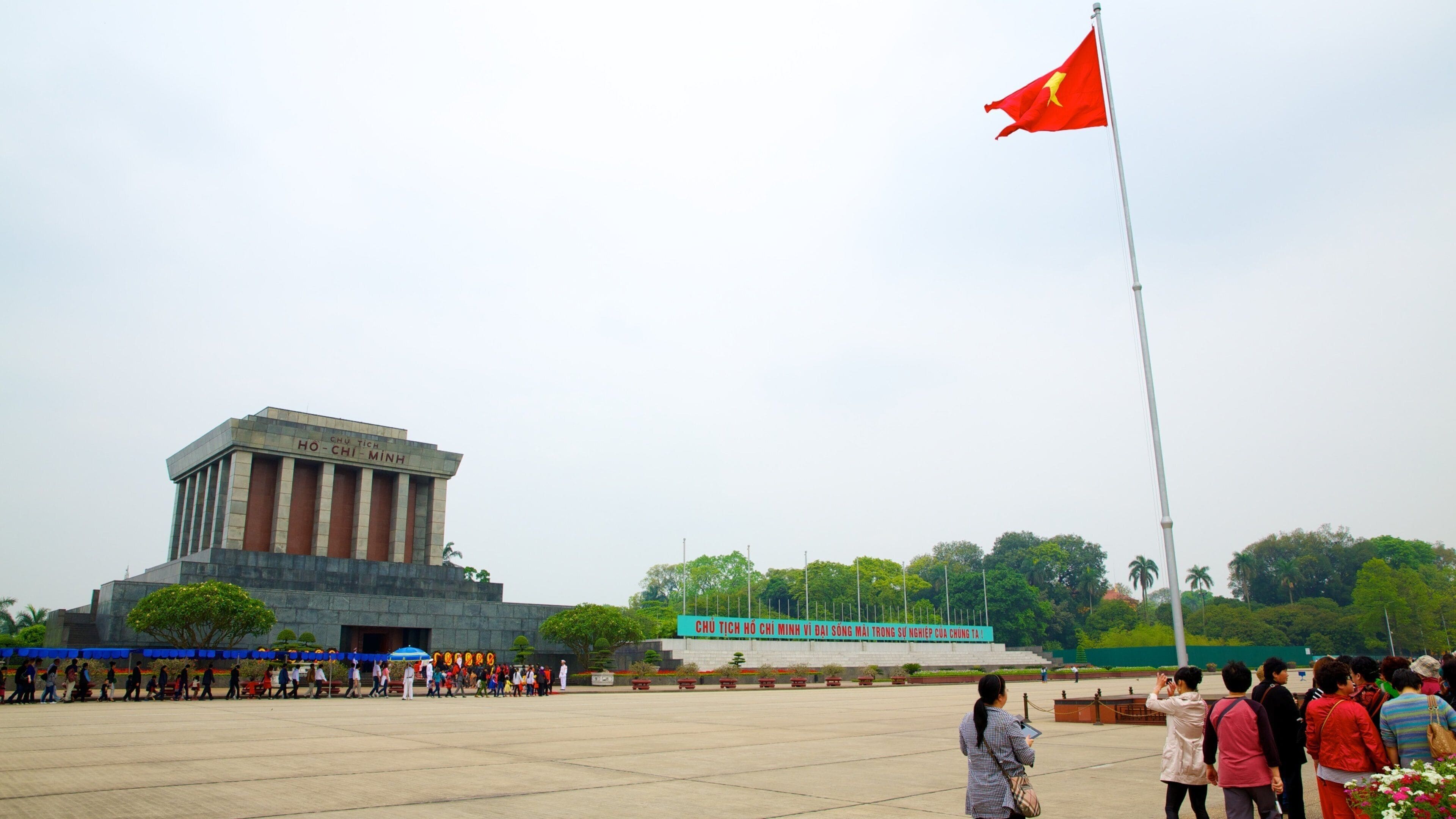 Ho Chi Minh Mausoleum showing a memorial