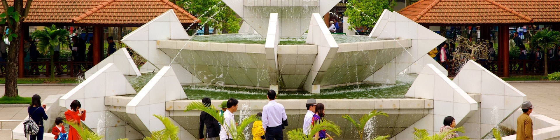 Ho Chi Minh Museum as well as a large group of people