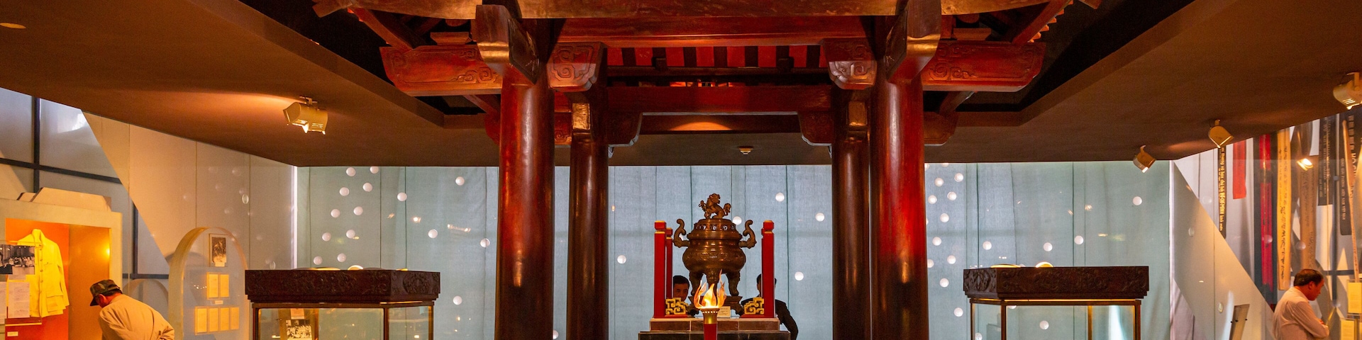 Ho Chi Minh Museum showing heritage elements and interior views