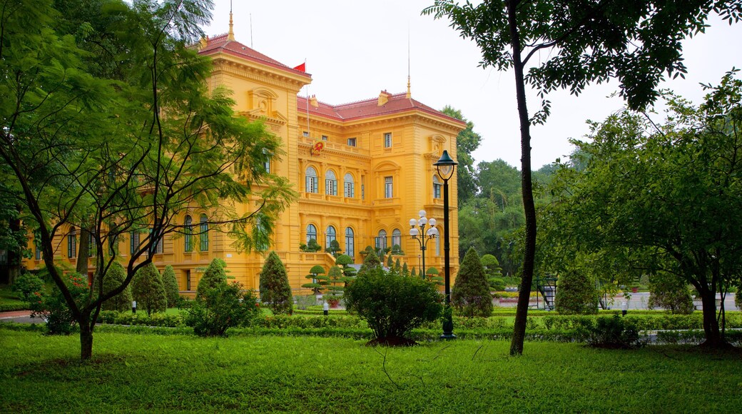 Presidential Palace which includes chateau or palace, heritage elements and heritage architecture