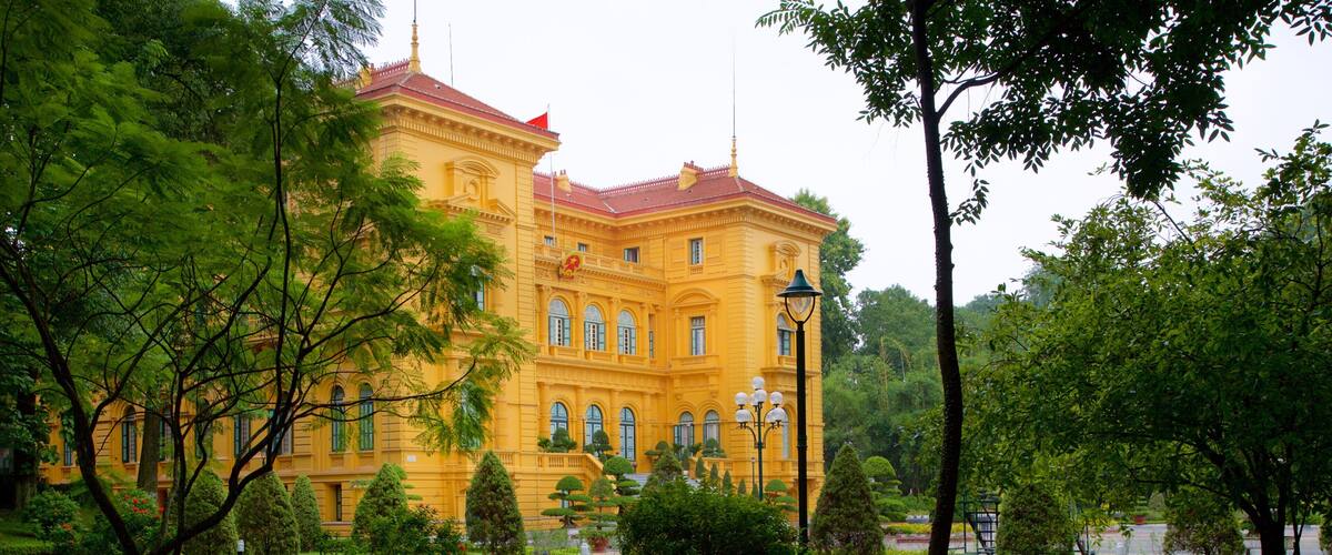 Presidential Palace which includes chateau or palace, heritage elements and heritage architecture