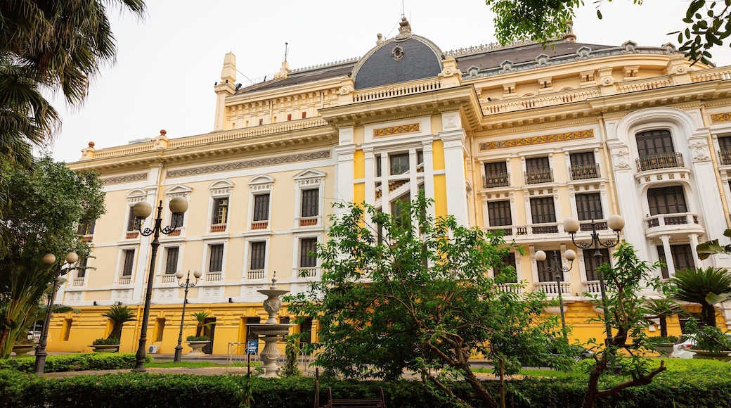 Hanoi Opera House which includes heritage architecture