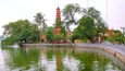 Tran Quoc Pagoda featuring a river or creek