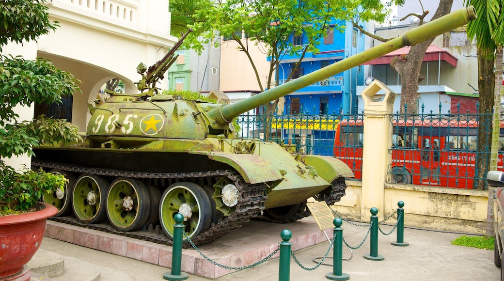 Hanoi War Museum showing military items