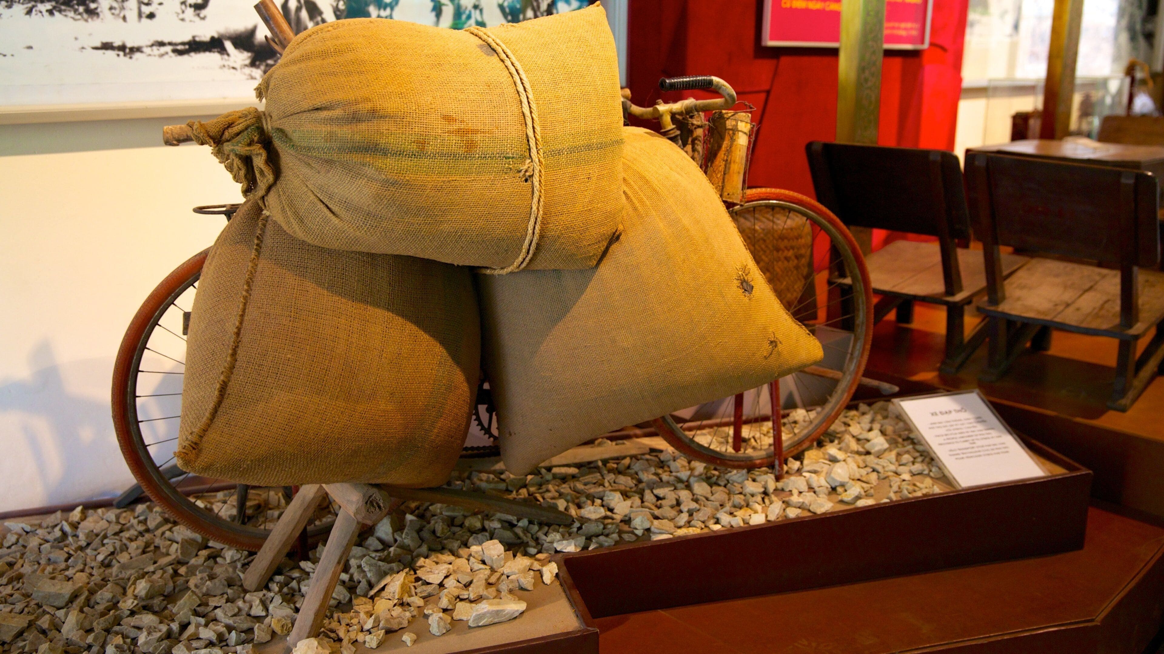 Hanoi War Museum showing interior views