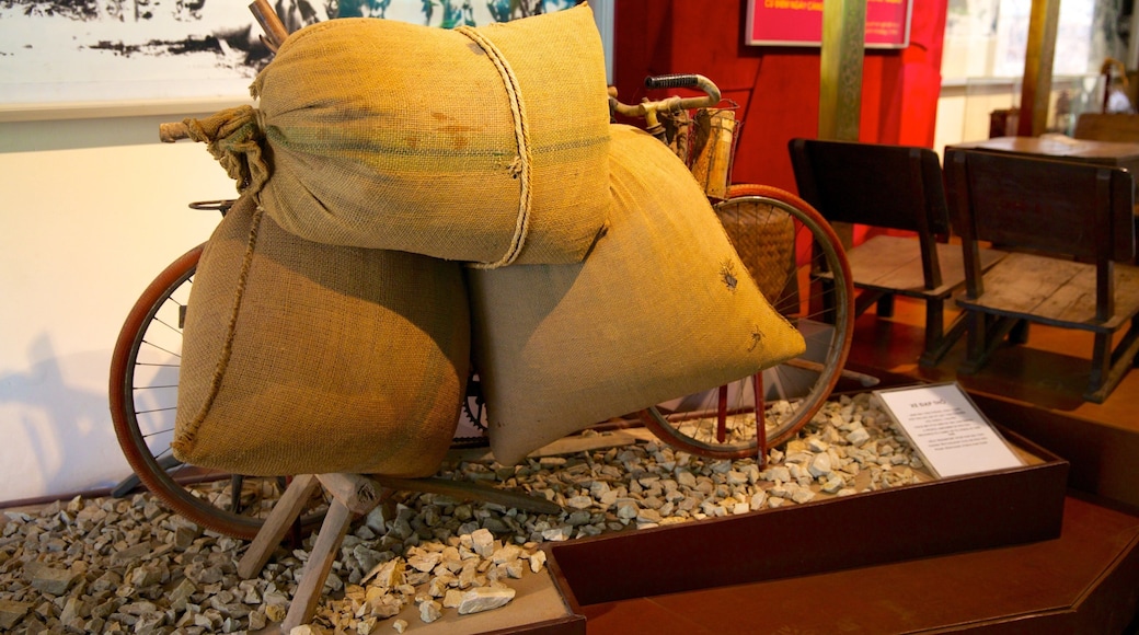 Hanoi War Museum showing interior views