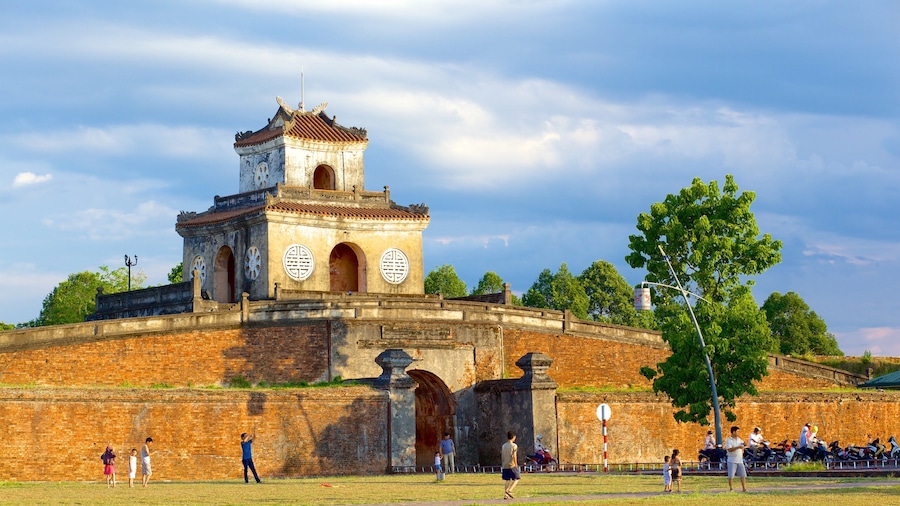 Imperial City which includes a temple or place of worship, a park and heritage elements