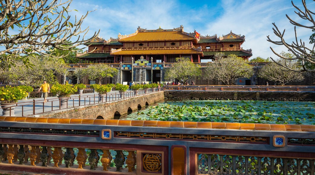 Imperial Royal Palace of Nguyen dynasty in Hue, Vietnam. Unesco World Heritage Site.