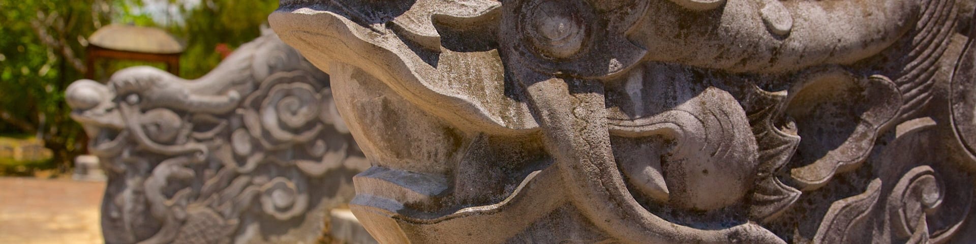 Tomb of Minh Mang featuring heritage architecture