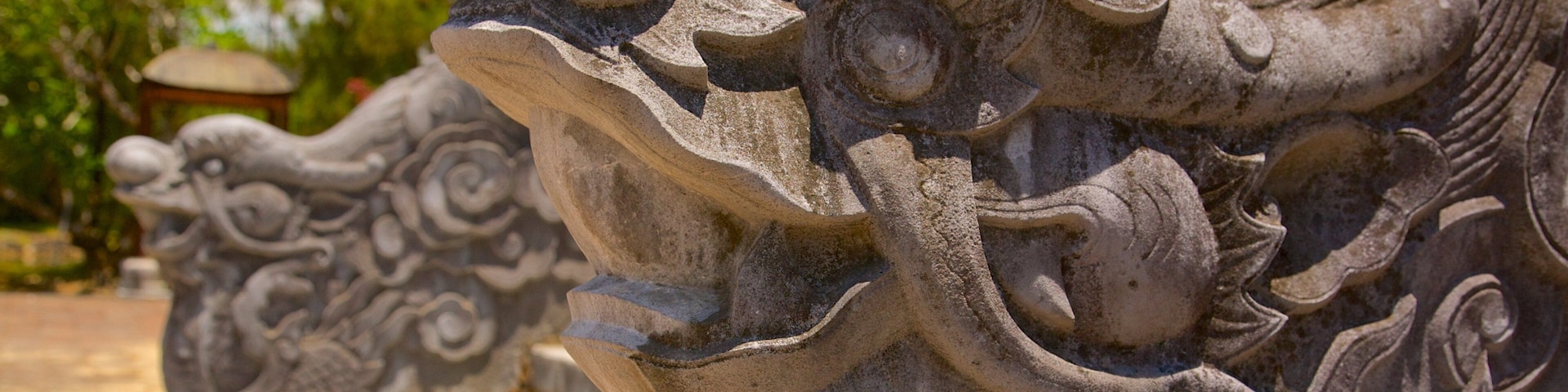 Tomb of Minh Mang featuring heritage architecture