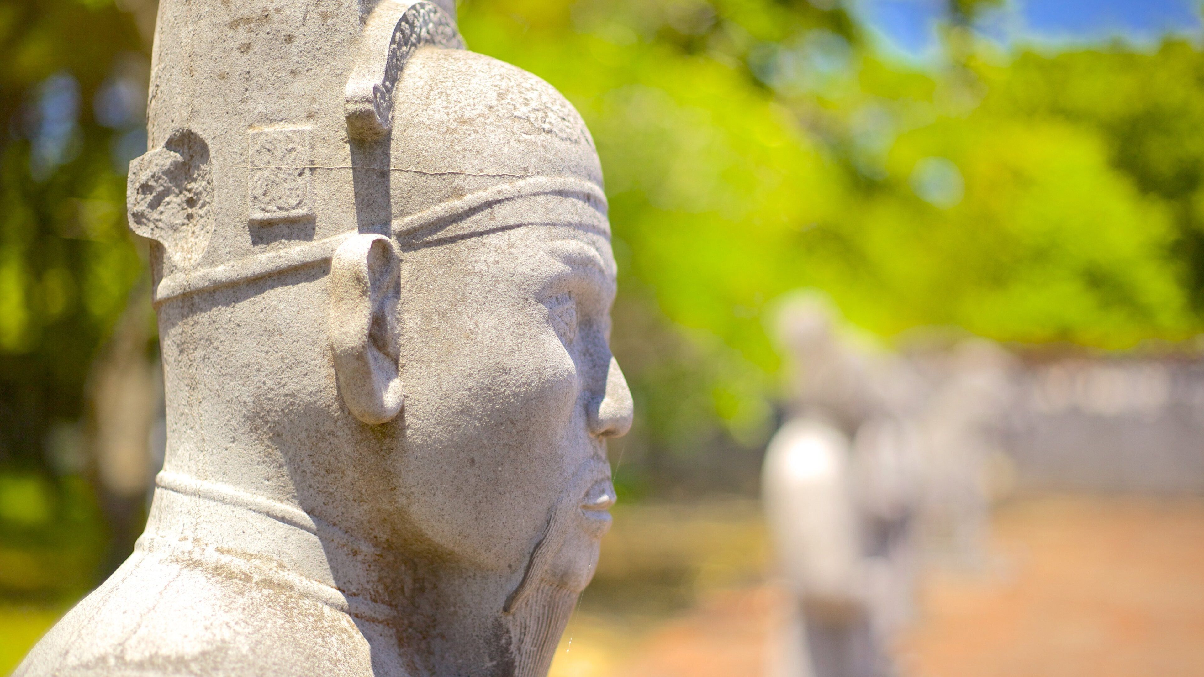 Tomb of Minh Mang showing a statue or sculpture