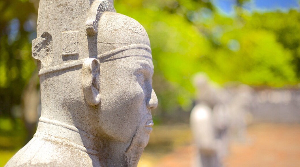 Tomb of Minh Mang showing a statue or sculpture