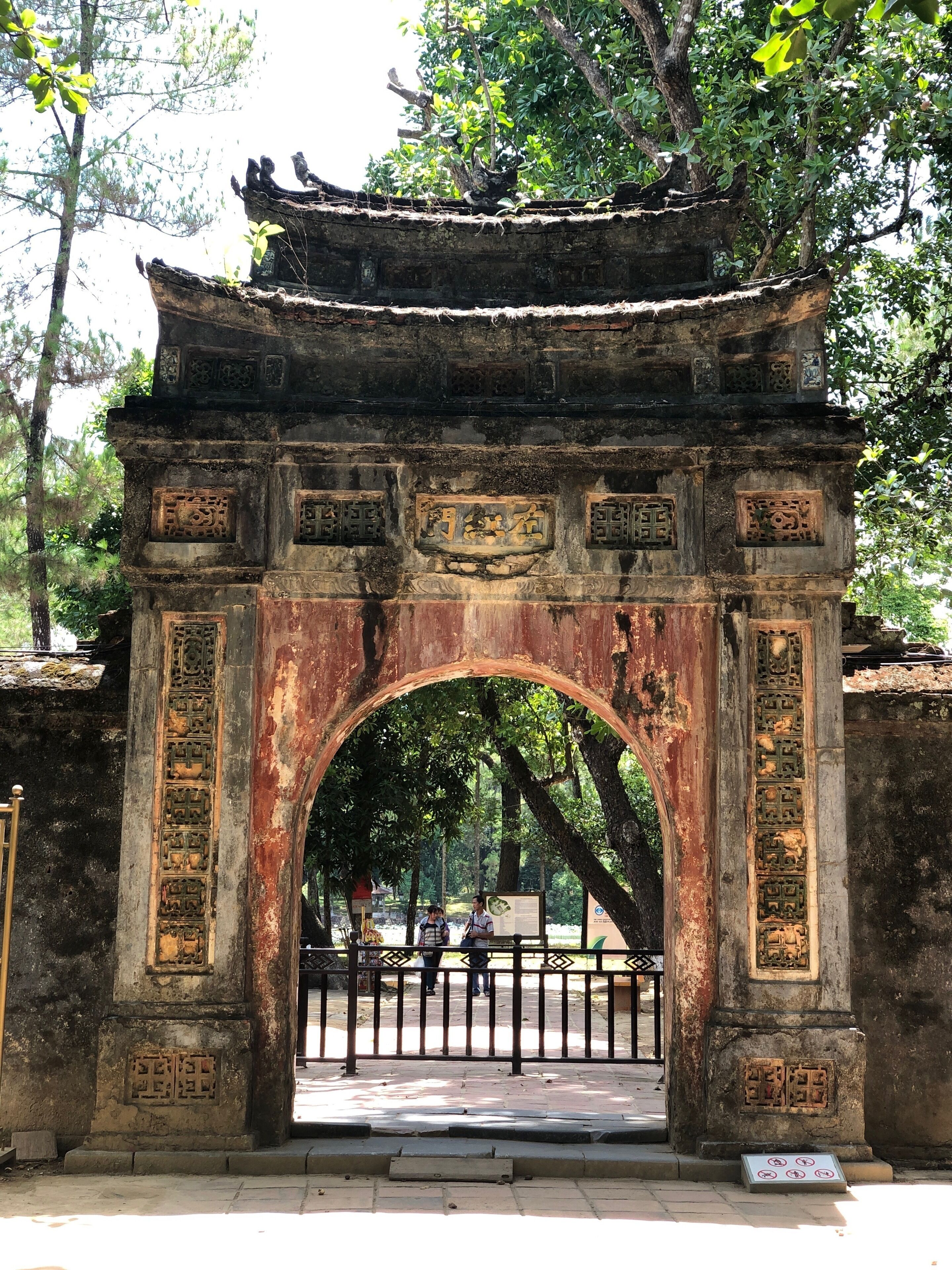 Entrance to the tomb