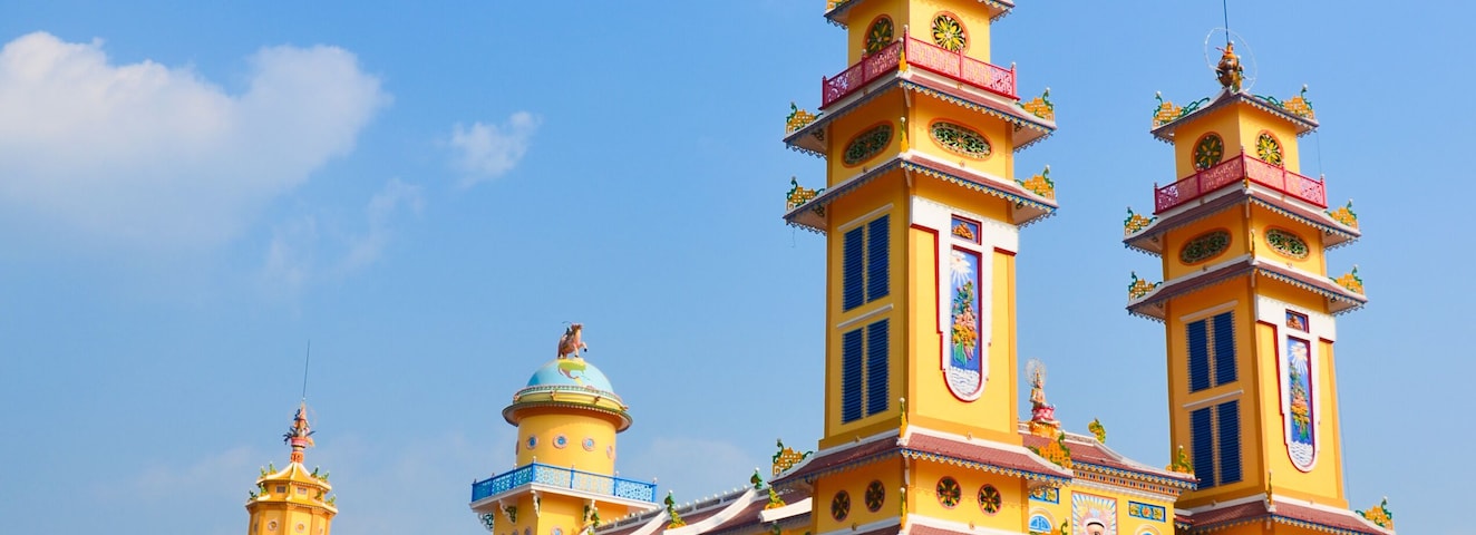 Cao Dai Temple in Tay Ninh province, Vietnam