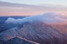 A view of the Green Mountains from the summit of Camel's Hump, a mountain near Huntington, Vermont.
