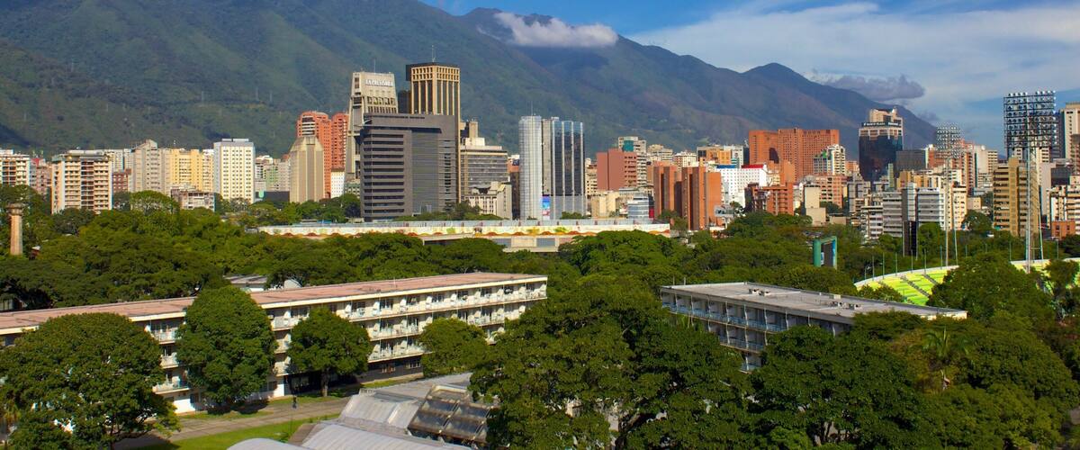 Central University of Venezuela showing a city