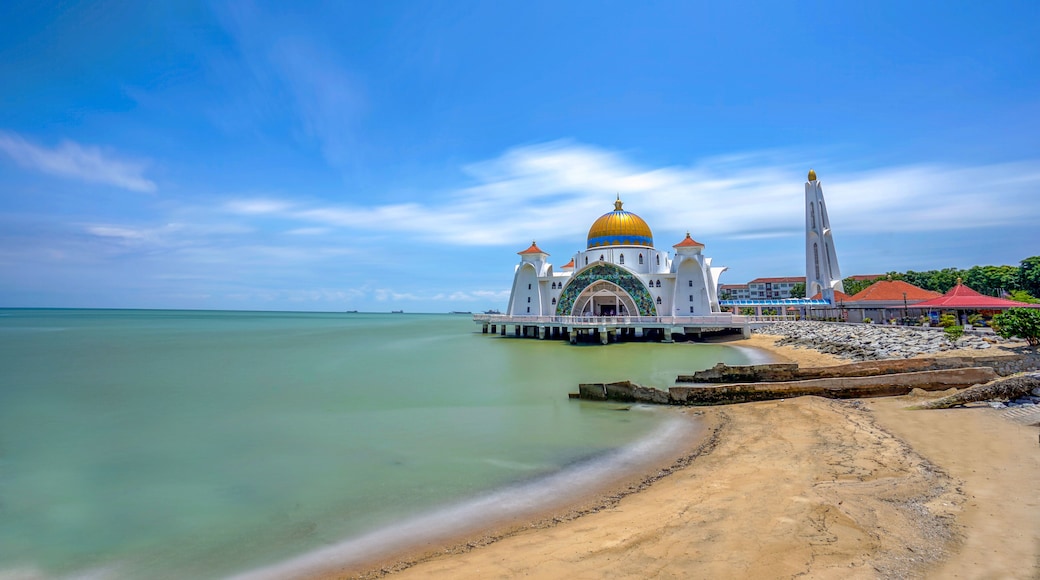 Malacca Straits Mosque (Masjid Selat Melaka), Malacca, Malaysia
