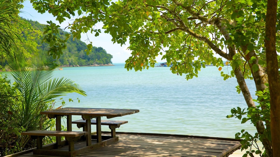Parque Nacional de Penang caracterizando paisagens litorĂąneas, cenas tropicais e paisagens