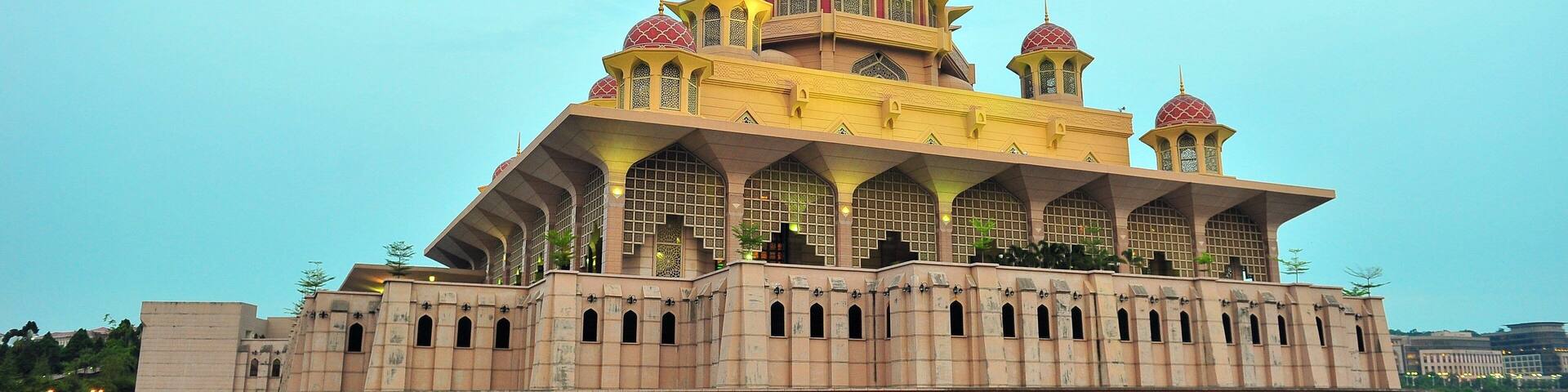 Putra Mosque which includes heritage architecture and a mosque
