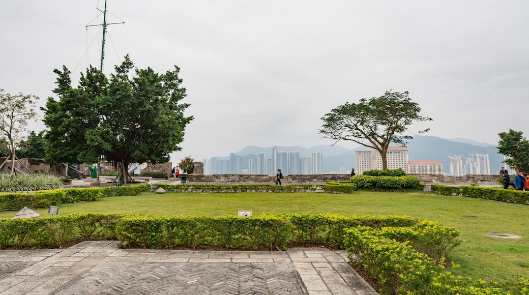 Barra Fort showing a park