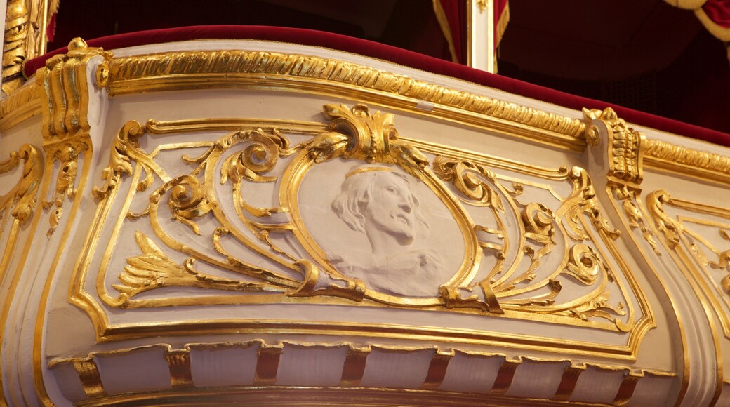 State Theatre which includes theater scenes and interior views