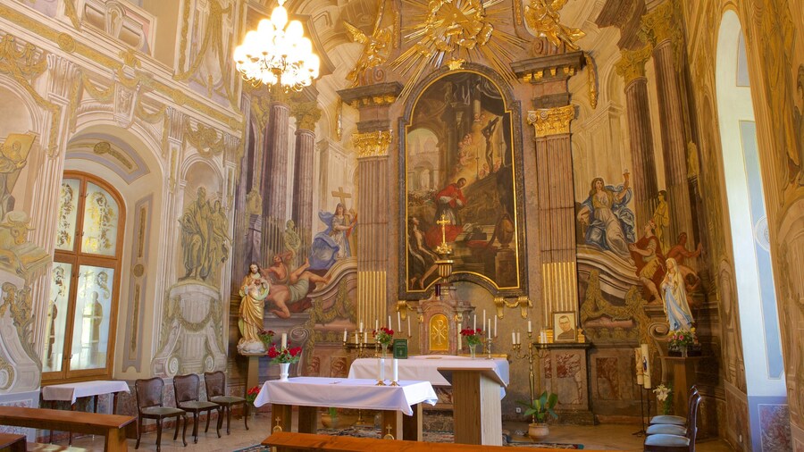Palacio Barroco ofreciendo un castillo, vistas interiores y patrimonio de arquitectura