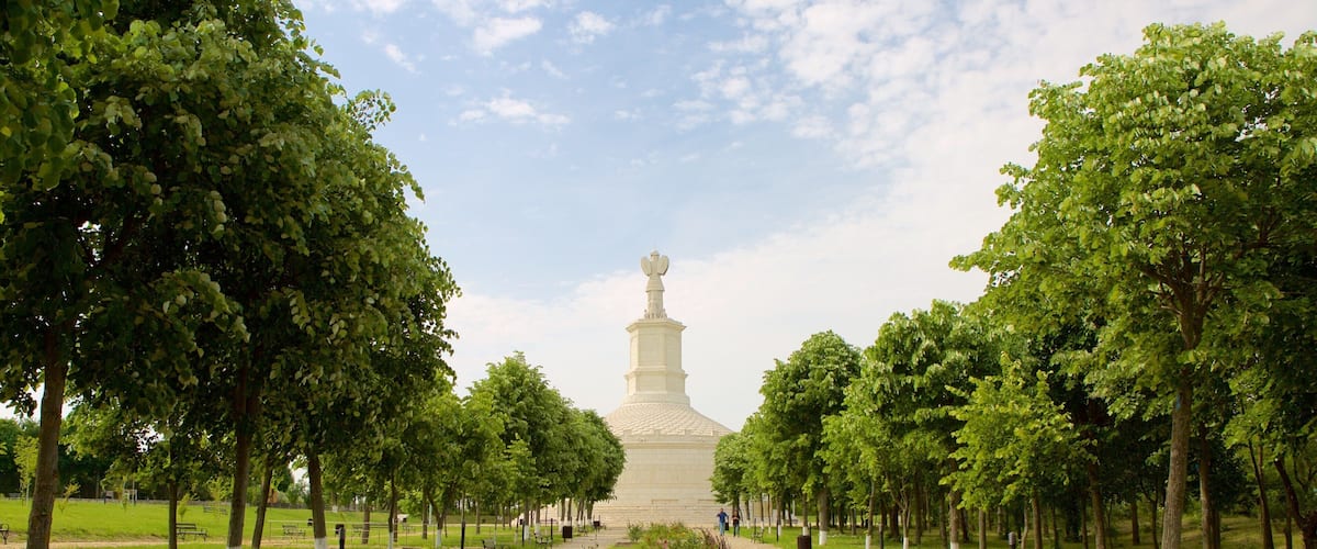 Tropaeum Traiani mostrando un parque