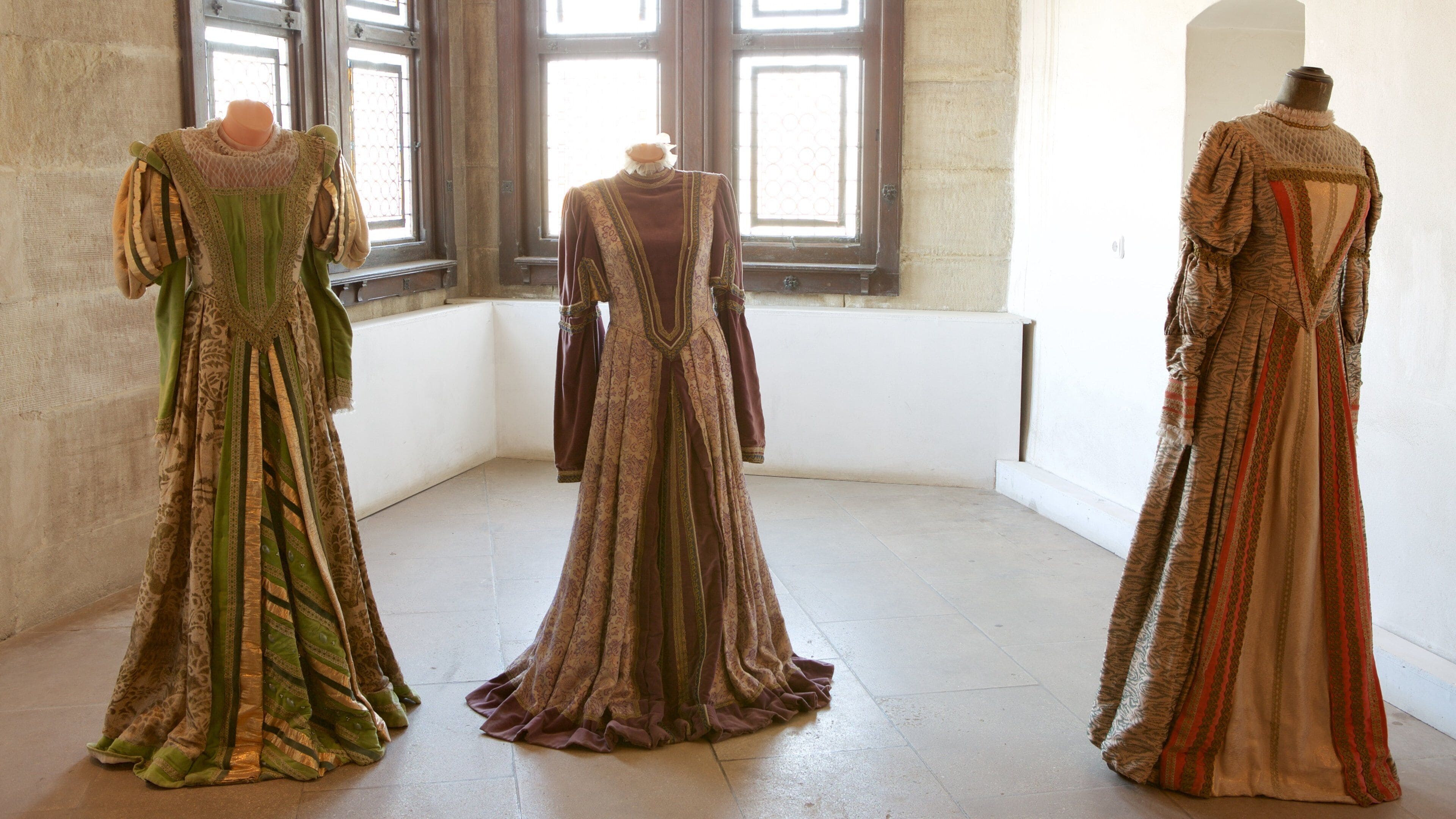 Hunedoara Castle which includes heritage elements and interior views