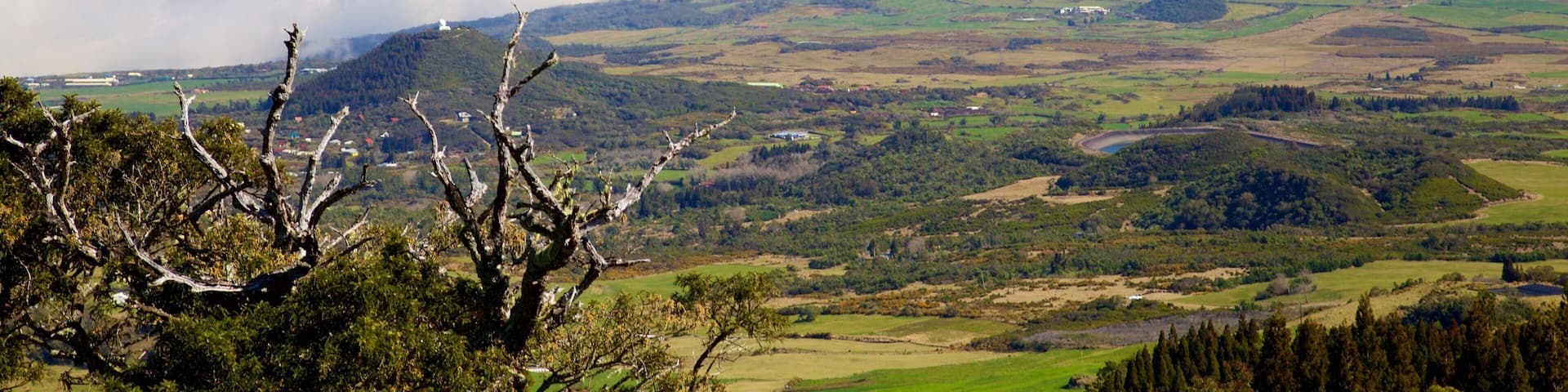 Piton de la Fournaise mit einem Landschaften und ruhige Szenerie