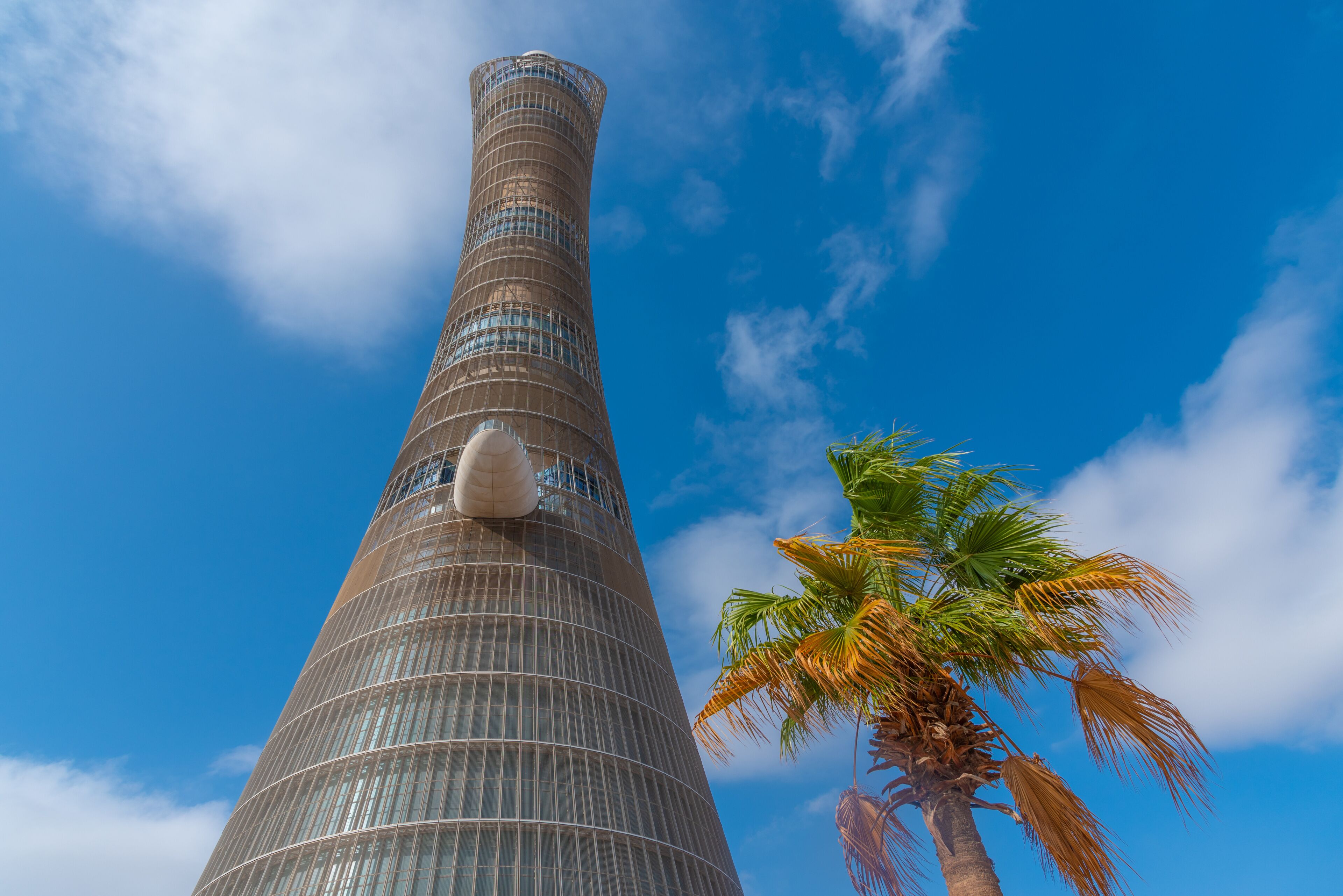 The torch tower in Doha, Qatar