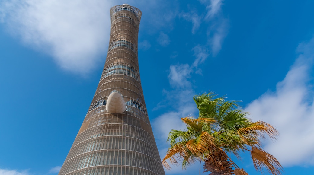The torch tower in Doha, Qatar