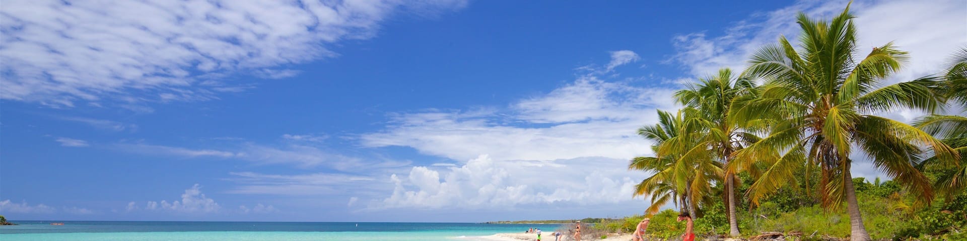 La Chiva Beach featuring a sandy beach, general coastal views and tropical scenes