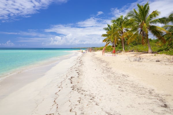 La Chiva Beach featuring a sandy beach, general coastal views and tropical scenes