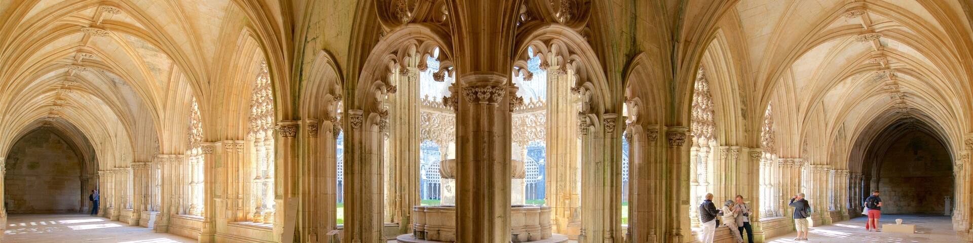 Batalha Monastery featuring interior views and heritage elements