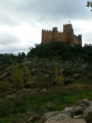 Castelo Português em pleno Rio Tejo