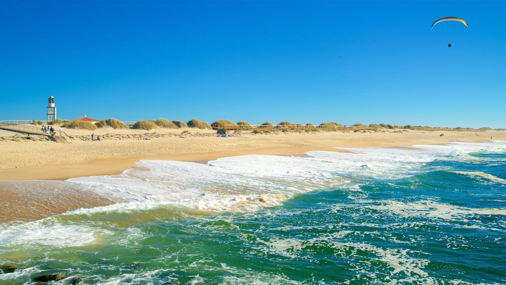 Costa Nova Beach showing a beach and general coastal views