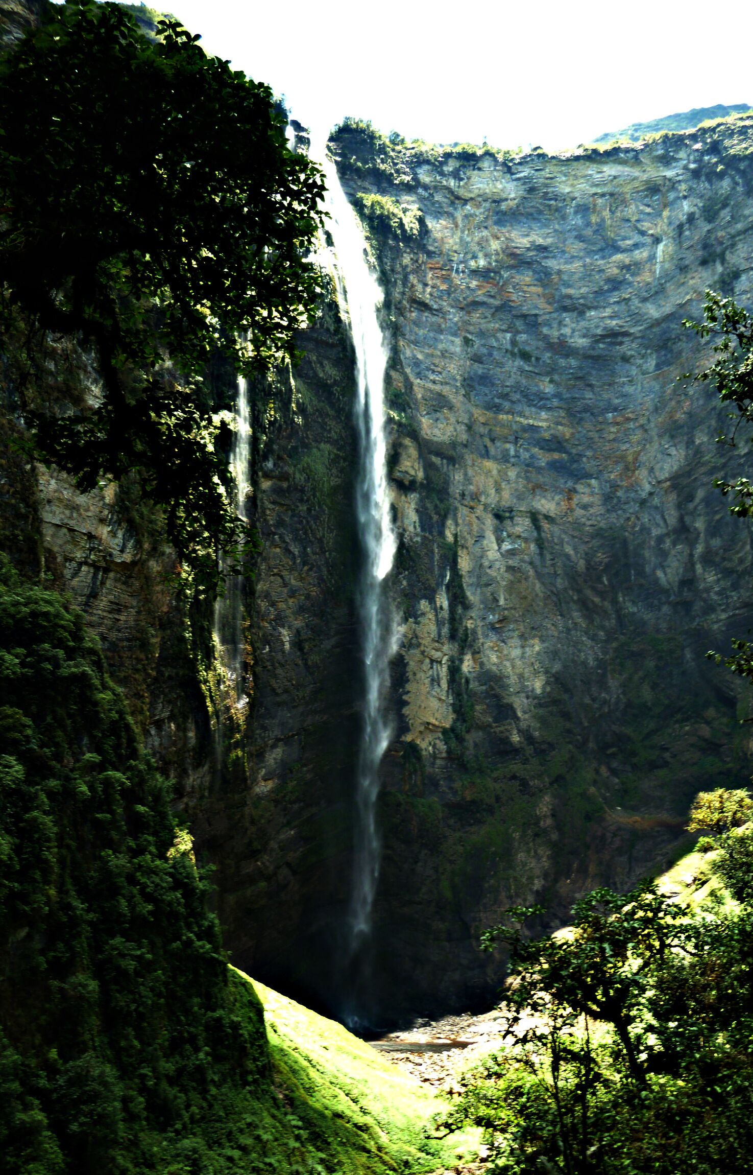 The fourth highest waterfall in the world. Hike of two hours from the  Cocachimba town.
#waterlust #hiking