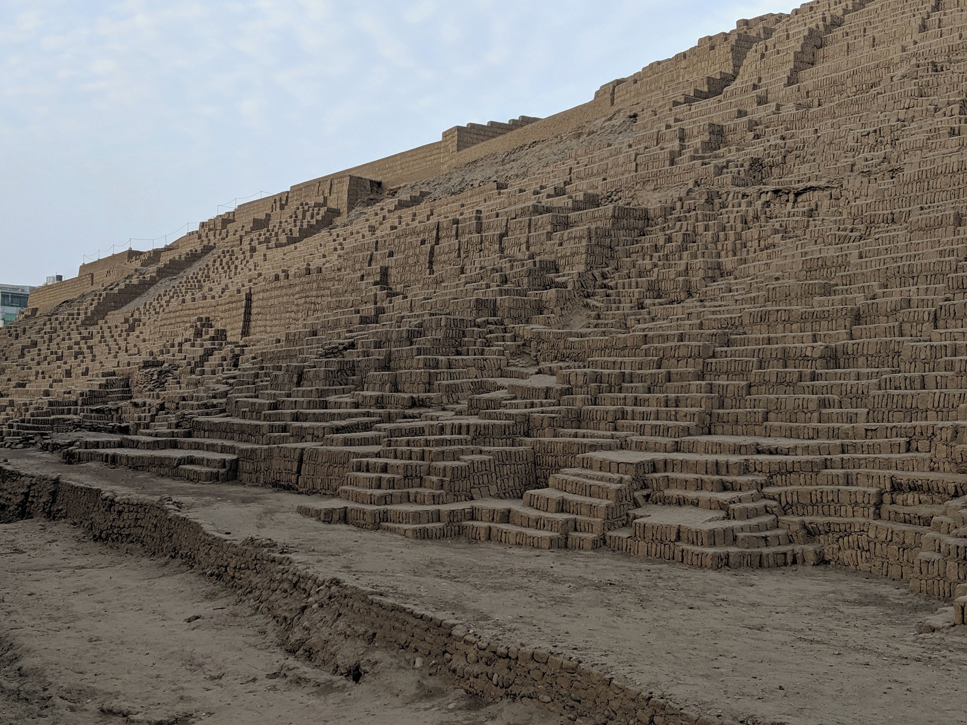 Ruins unearthed in Lima surrounded by the modernity that has grown up around it. Interesting tour.
