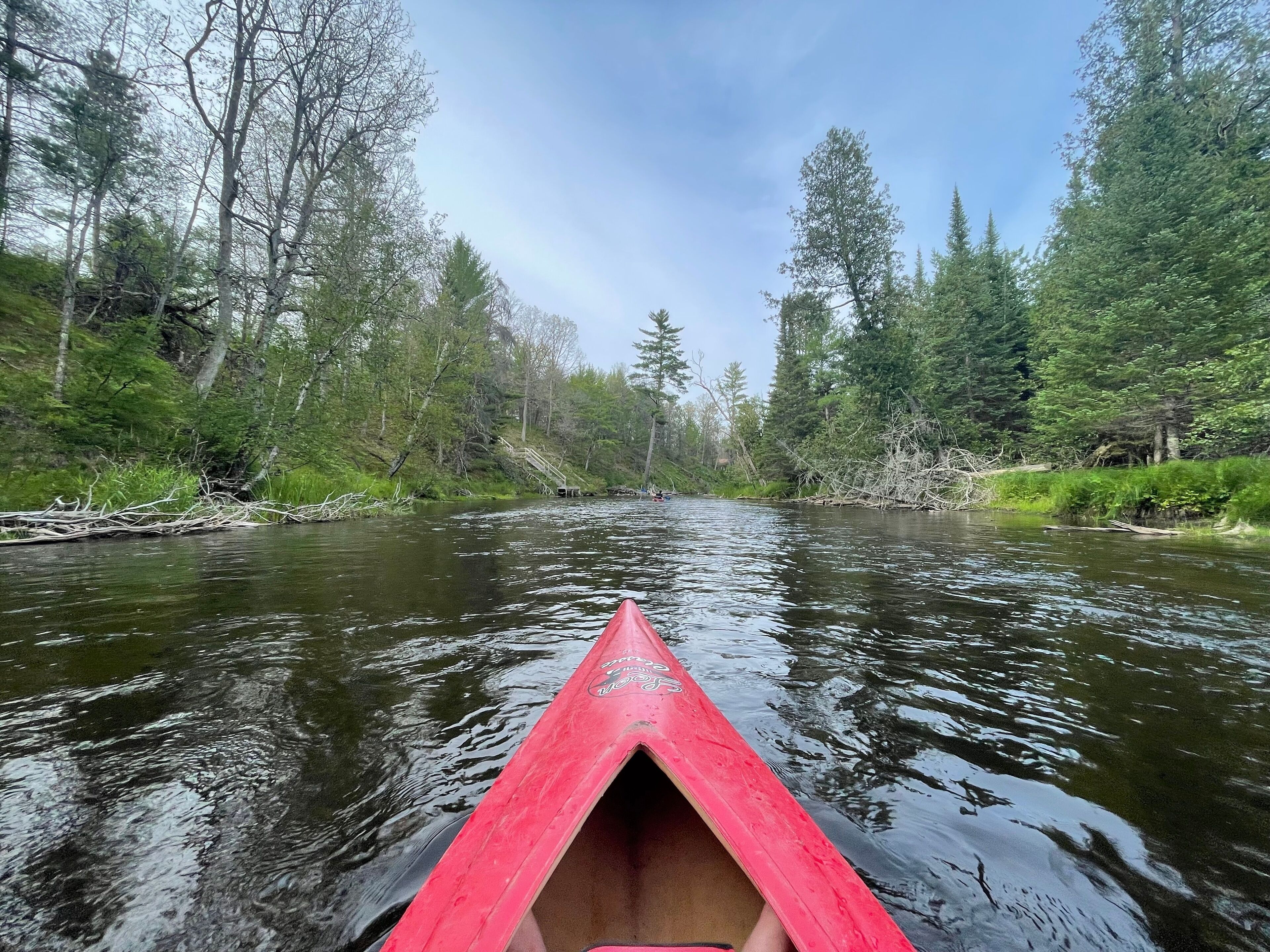 Kayak on the river